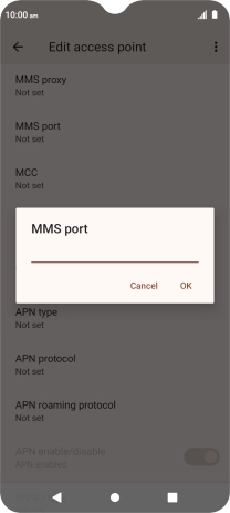 Key in 80 and press OK. Key in 80 and press OK.