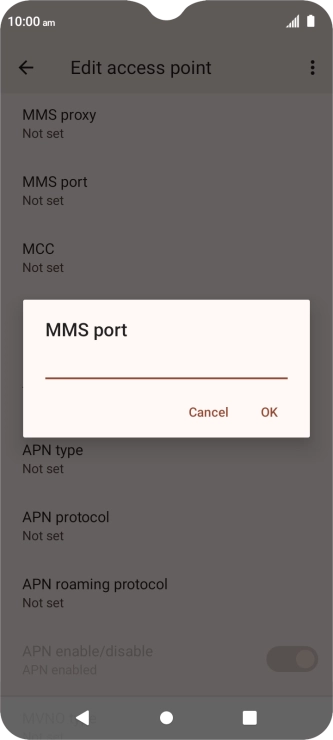 Key in 80 and press OK. Key in 80 and press OK.