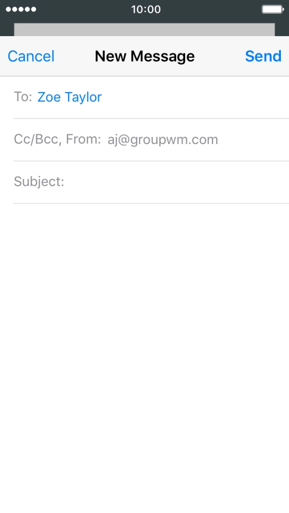 Press Subject and key in the required subject. Press Subject and key in the required subject.