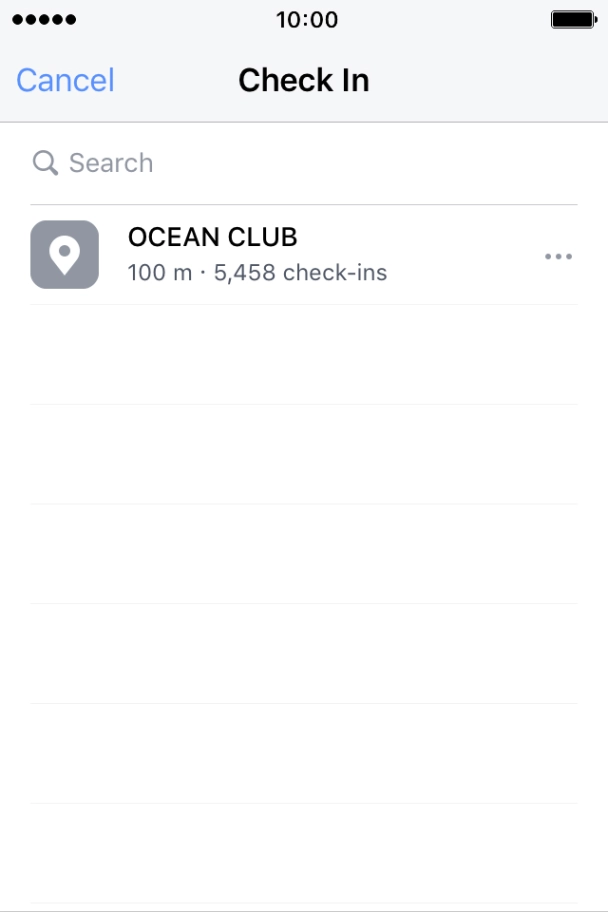 Press Search and key in the required search word.