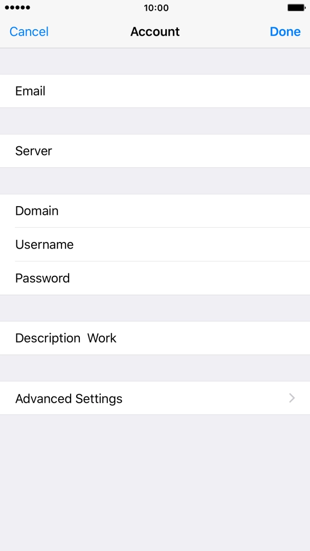 Press Advanced Settings.