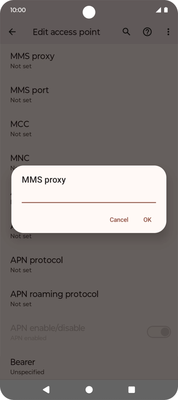 Key in 10.1.1.180 and press OK.