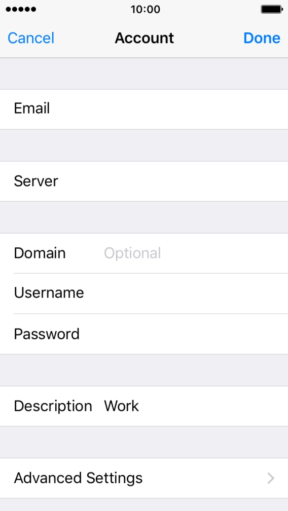 Press Advanced Settings.