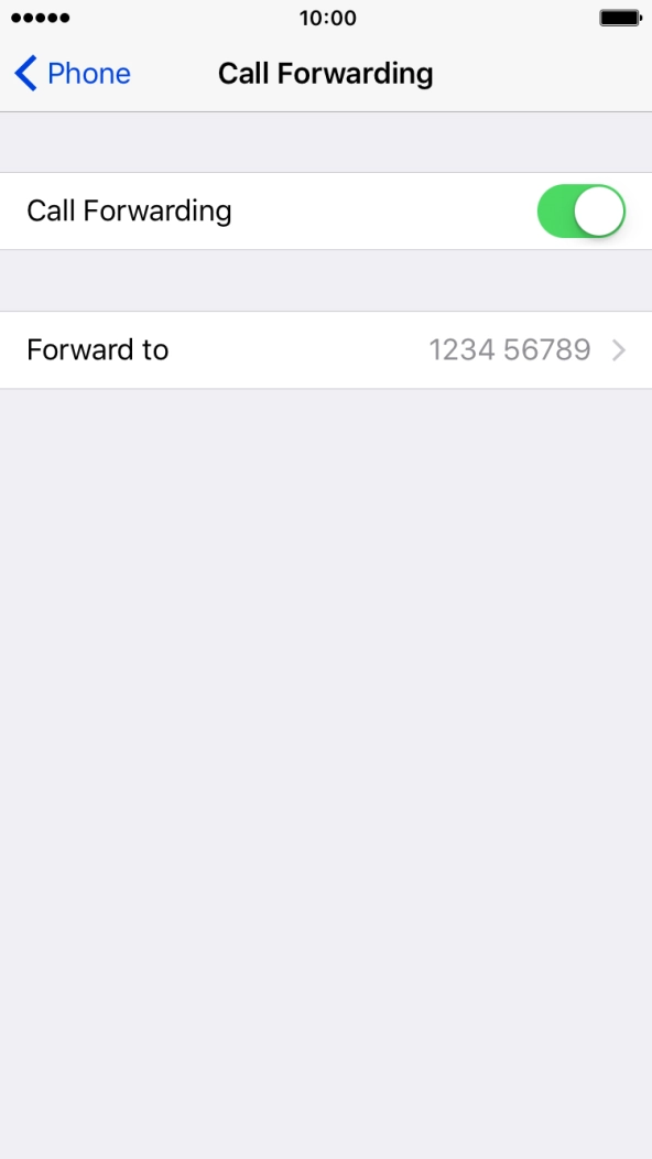 Press the Home key to return to the home screen.