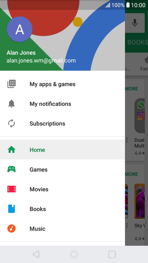 Press My apps & games.