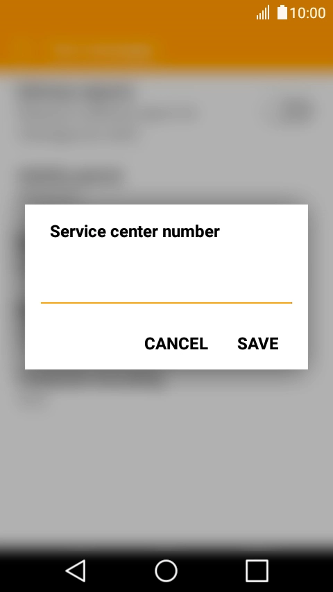 Key in +61418706700 and press SAVE.