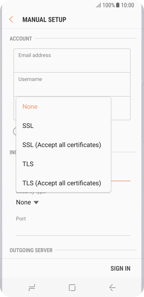 Press SSL to turn on the function.