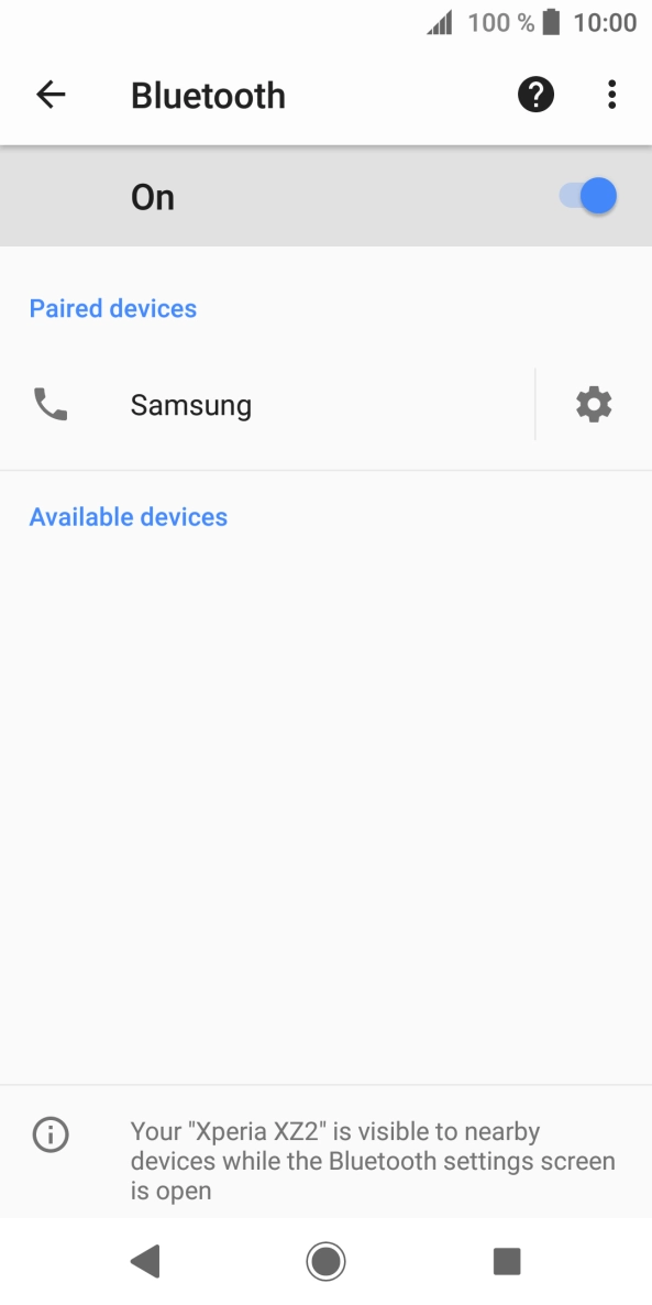 Press the Home key to return to the home screen.