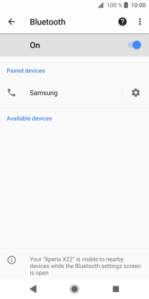 Press the Home key to return to the home screen.