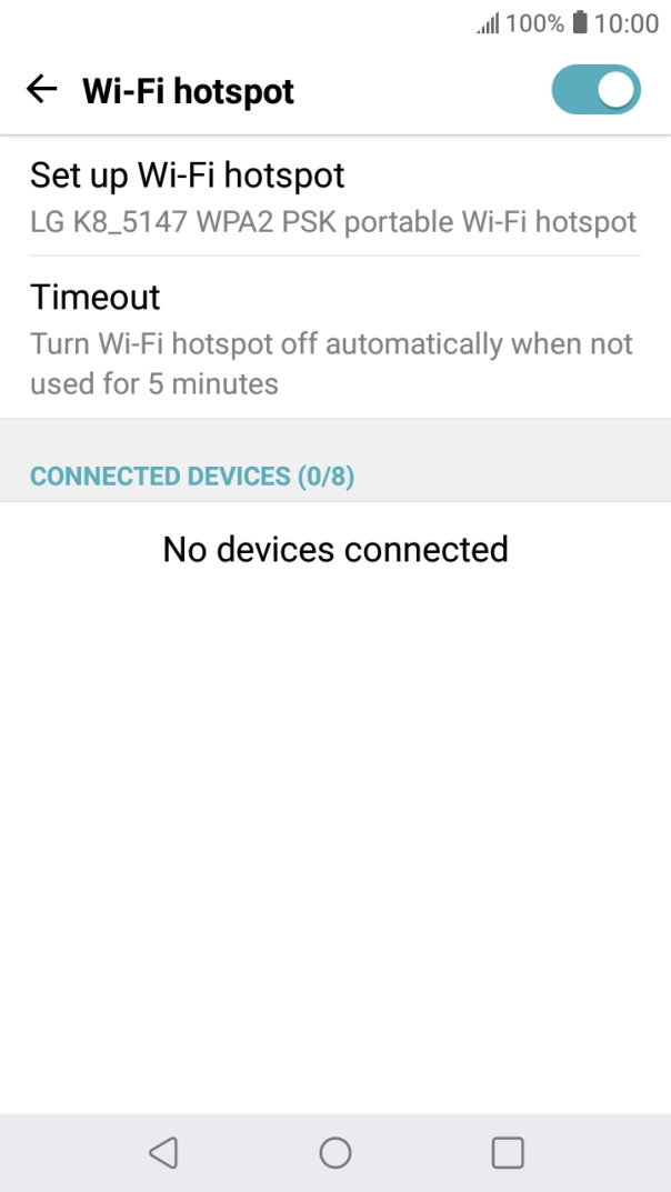 Press the Home key to return to the home screen.