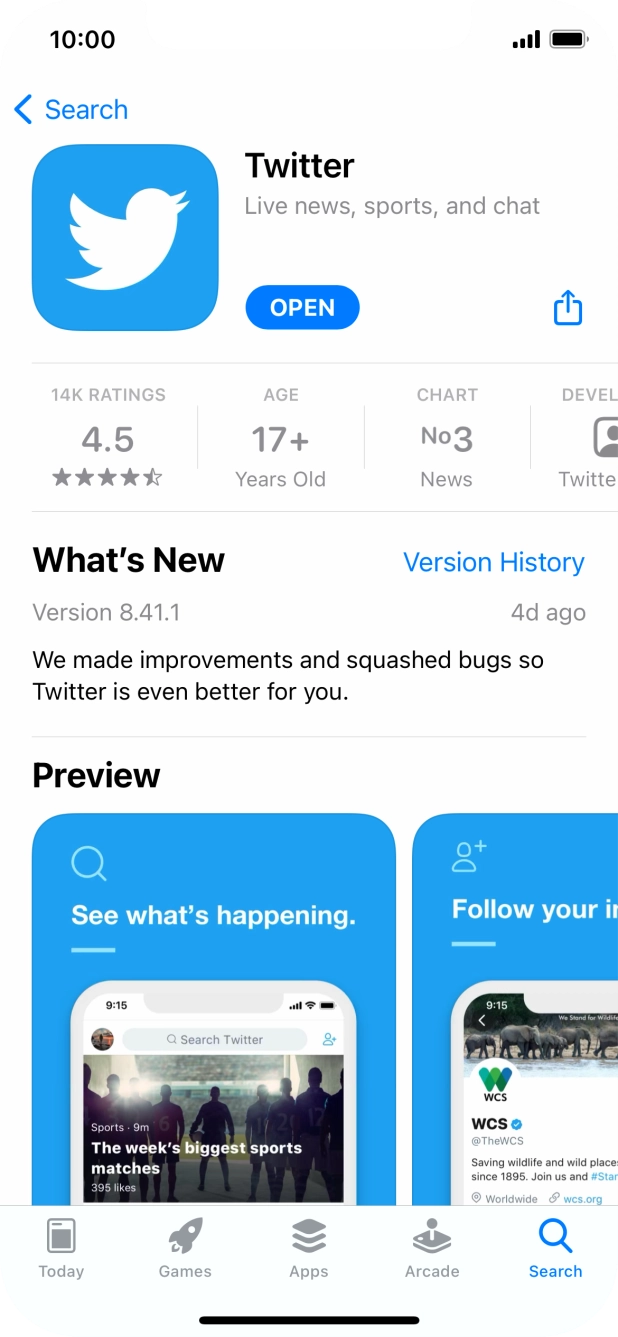 Slide your finger upwards starting from the bottom of the screen to return to the home screen.