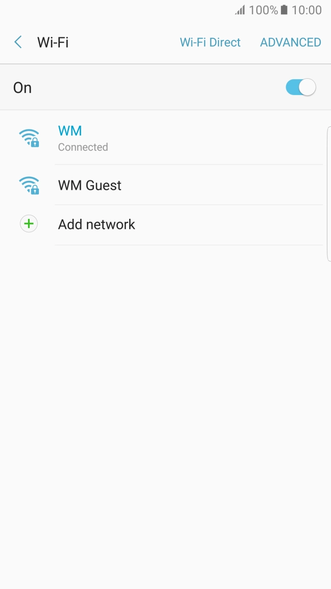 Press the Home key to return to the home screen.