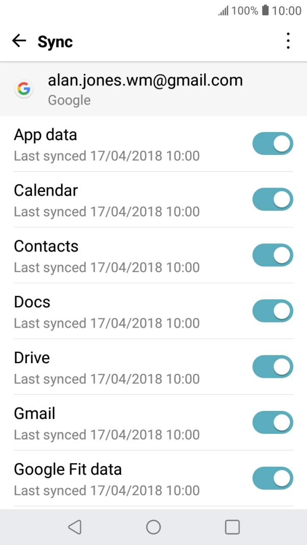 Press the Home key to return to the home screen.