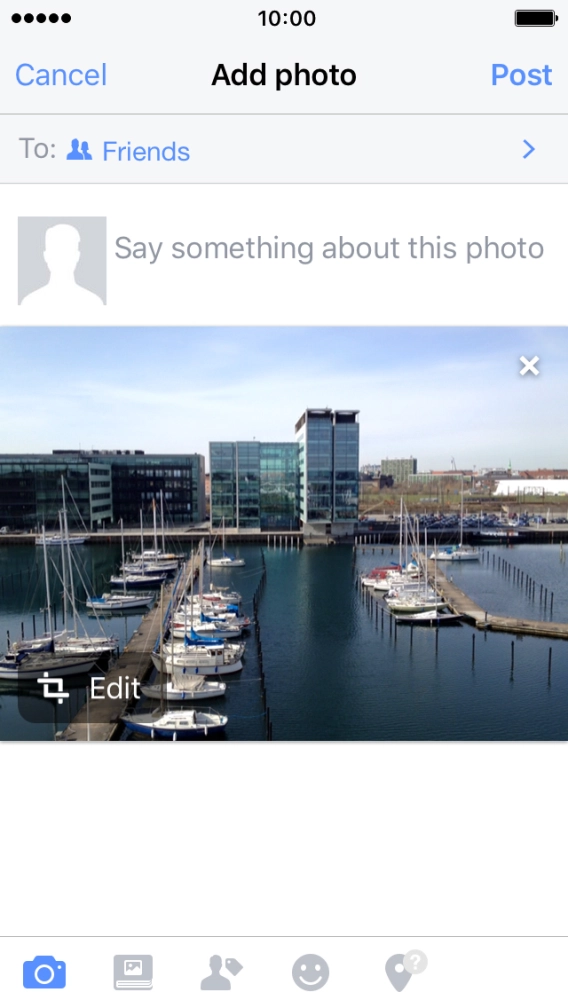 Press arrow right next to 