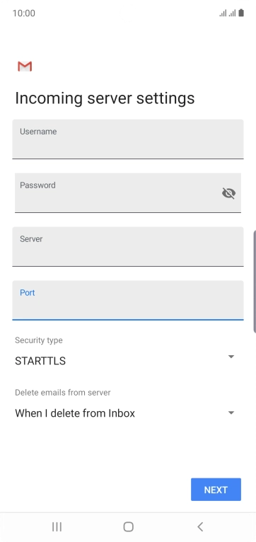 Press the drop down list below Press the drop down list below
