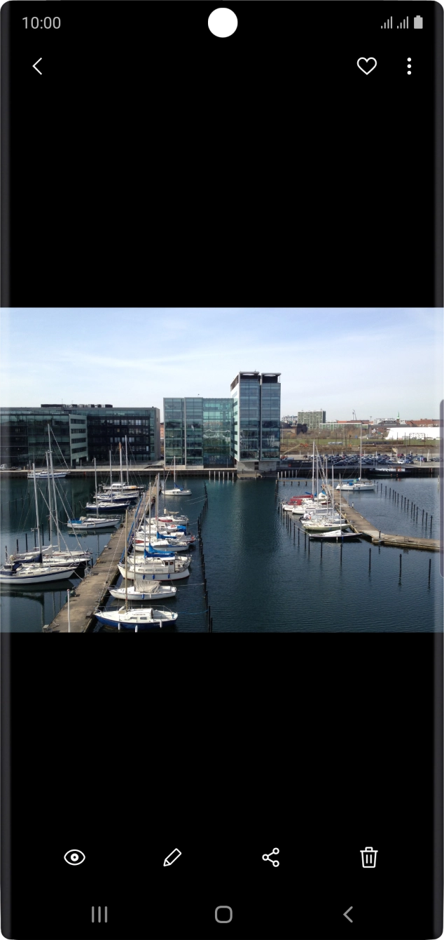 Press the Home key to return to the home screen.