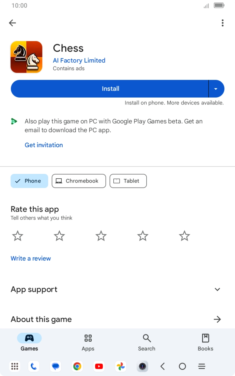 Press the Home key to return to the home screen.