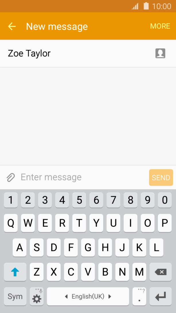 Open a new note, message or email to bring up the keypad and your phone is ready for text input.