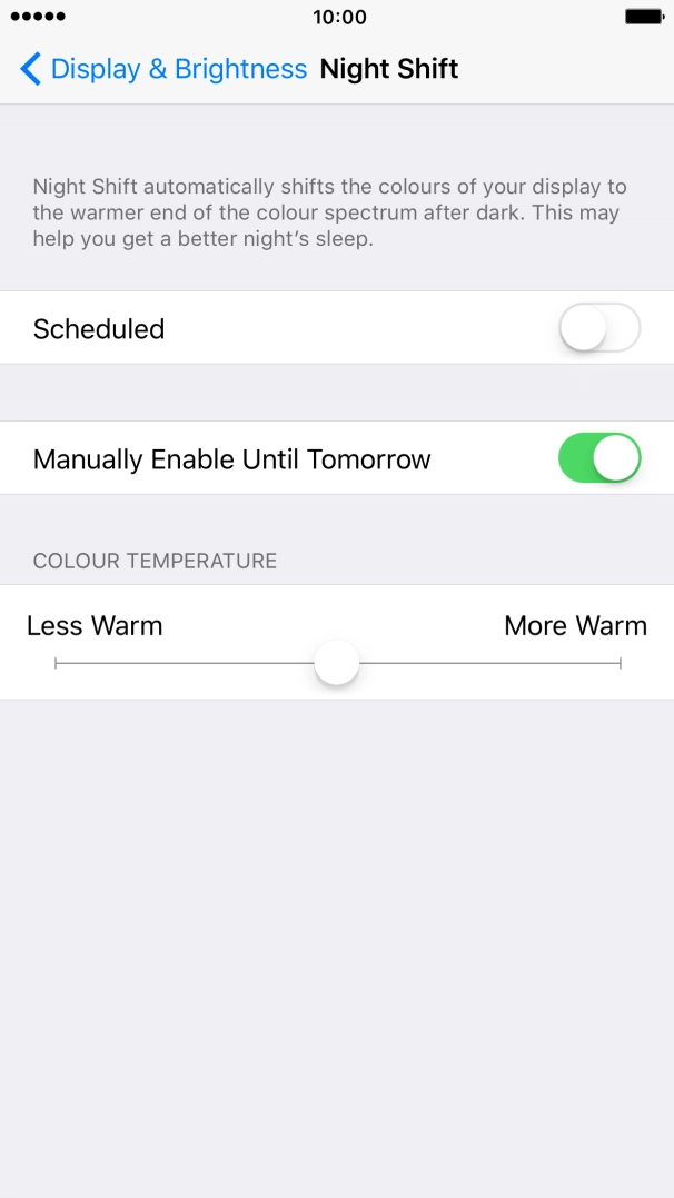 Press the indicator below 