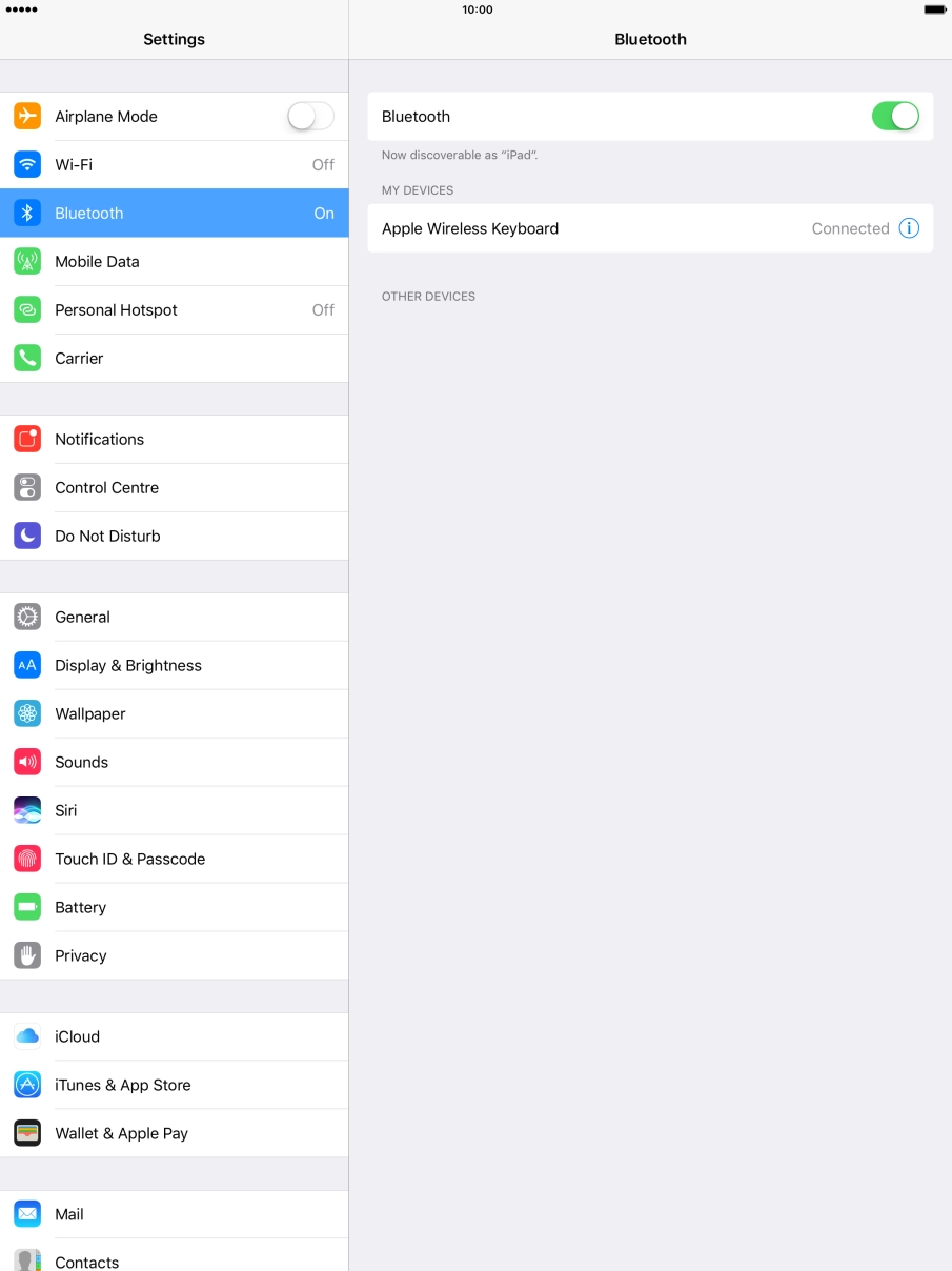 Press the Home key to return to the home screen.