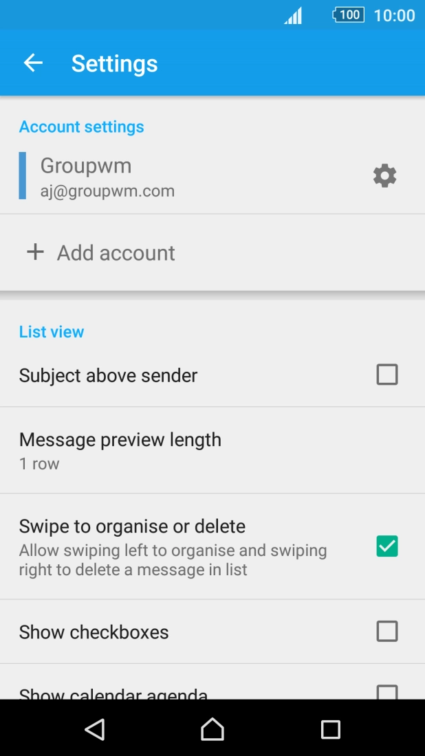 Press the Home key to return to the home screen.