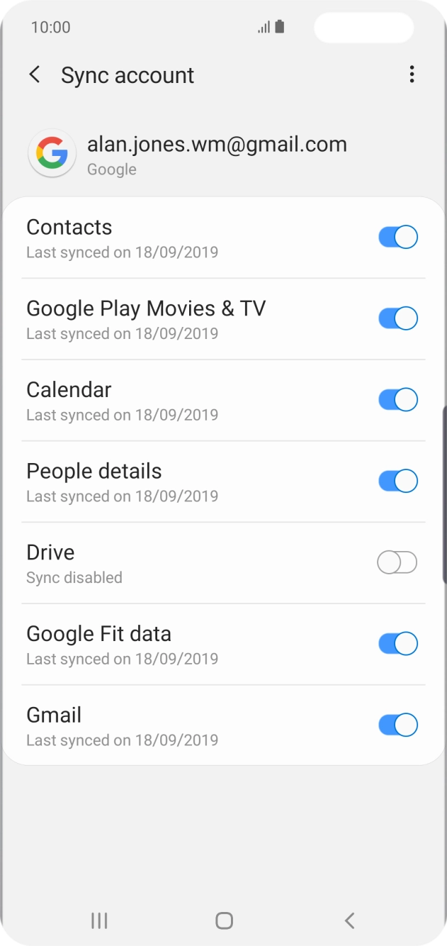Press the Home key to return to the home screen.