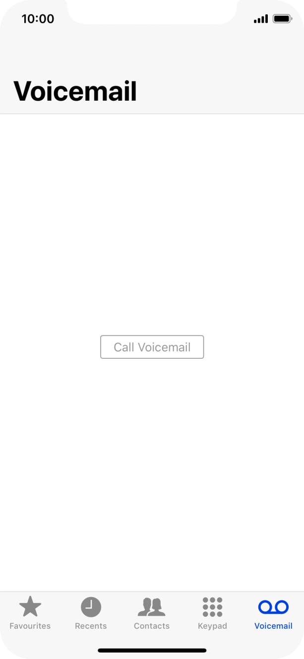 Press Call Voicemail and follow the instructions from your MessageBank®.