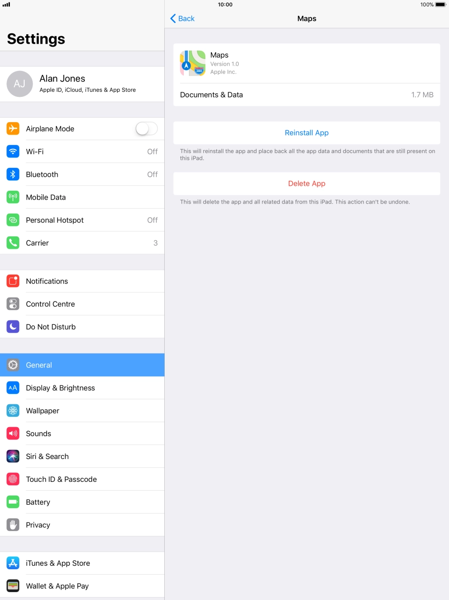 Press the Home key to return to the home screen.