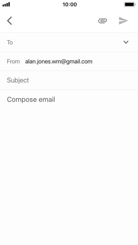 Press To and key in the first letters of the recipient's name. Press To and key in the first letters of the recipient's name.