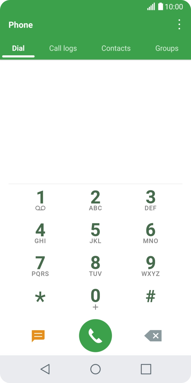 Press and hold number key 1 to call your MessageBank®. Follow the instructions to listen to your messages.