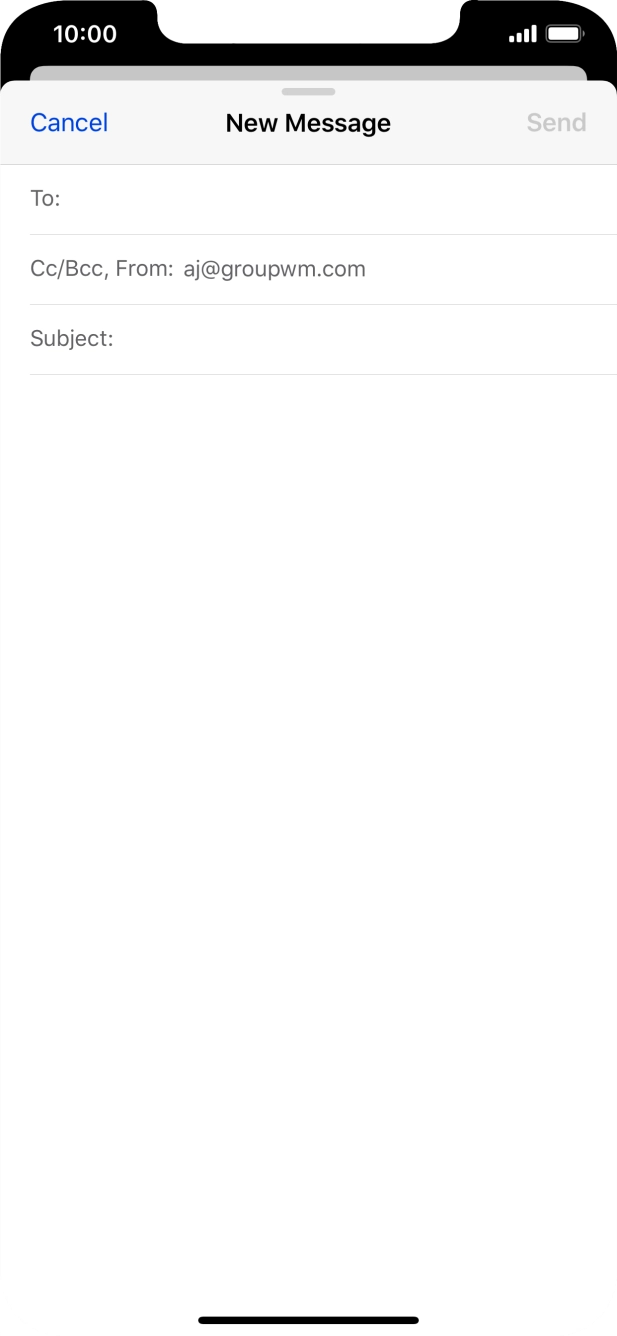 Press the field next to 