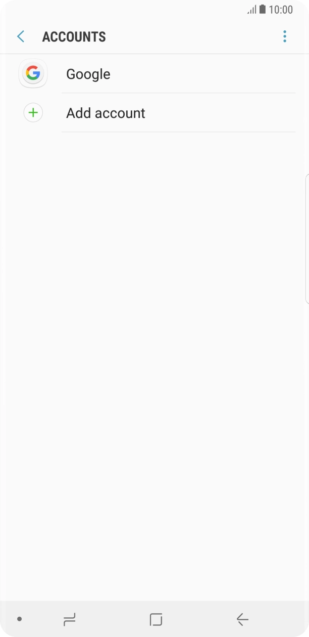 Press the Home key to return to the home screen.