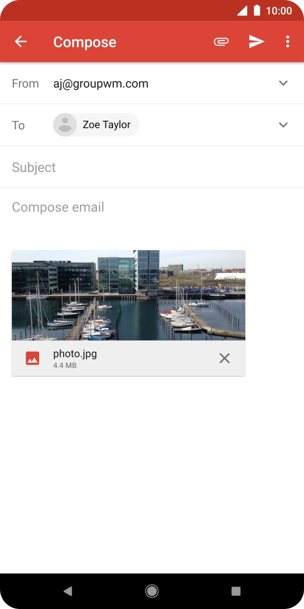 Press Subject and key in the required subject.