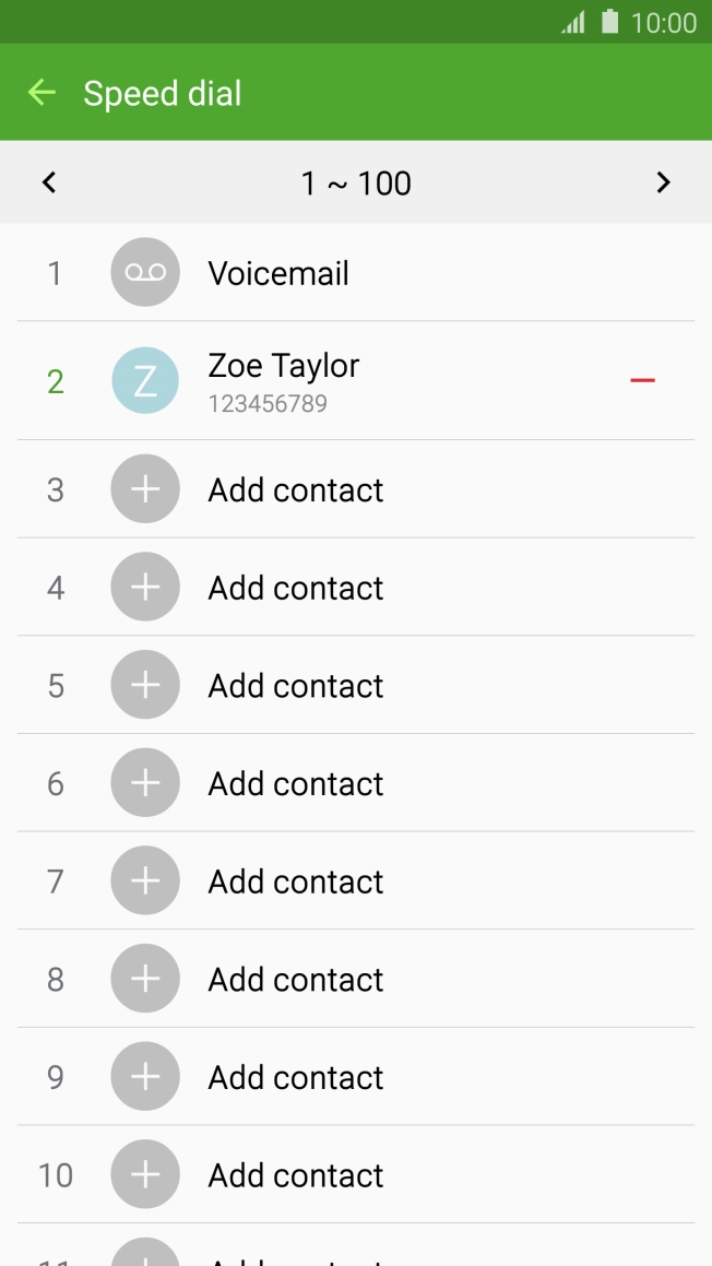 Press the Home key to return to the home screen.