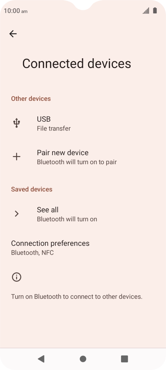 Press Pair new device.