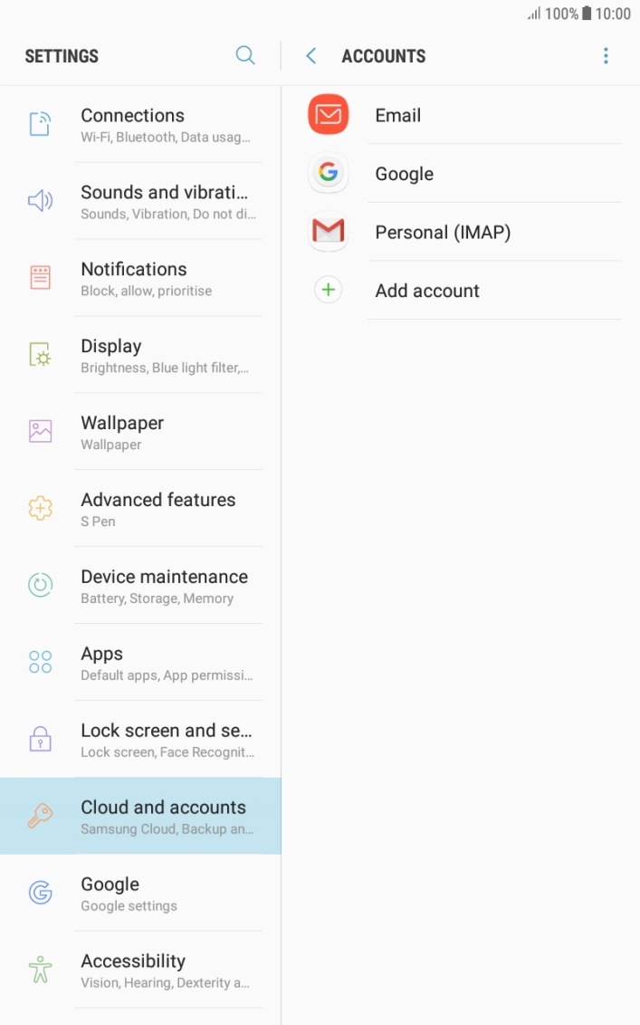 Press the Home key to return to the home screen.