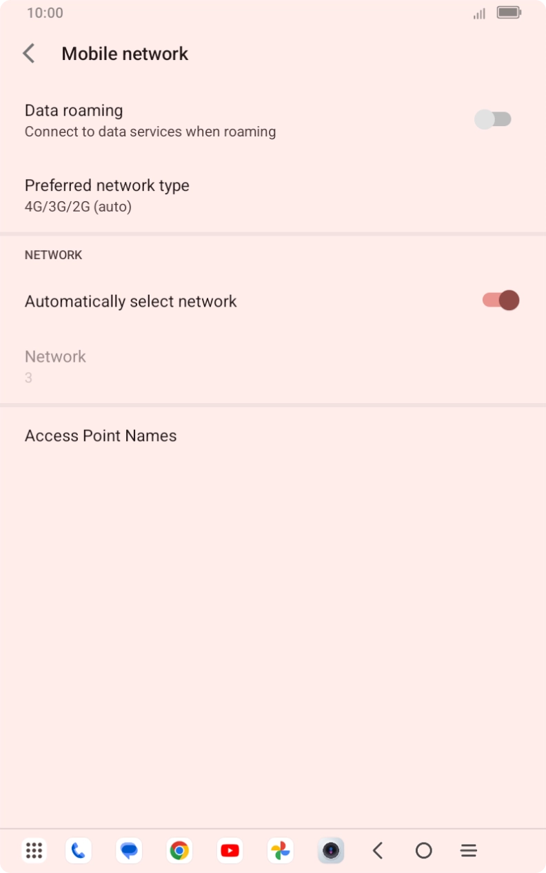 Press Access Point Names.