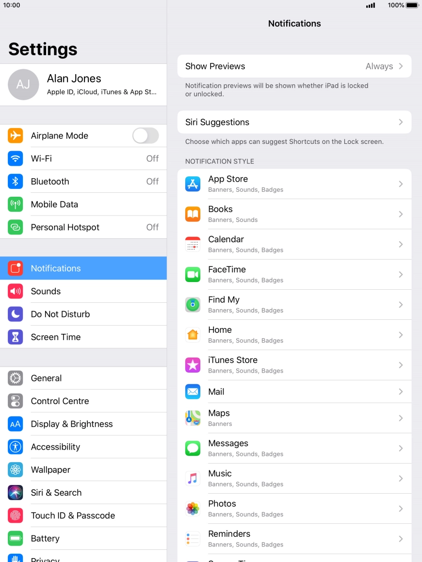 Press Show Previews.