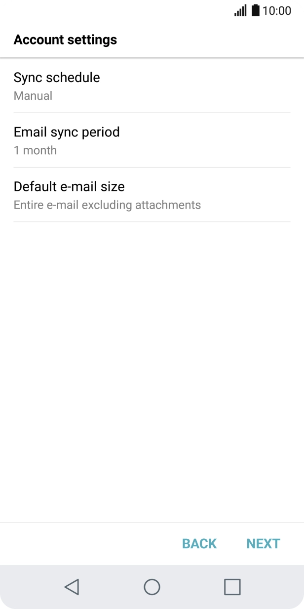 Press Sync schedule. Press Sync schedule.