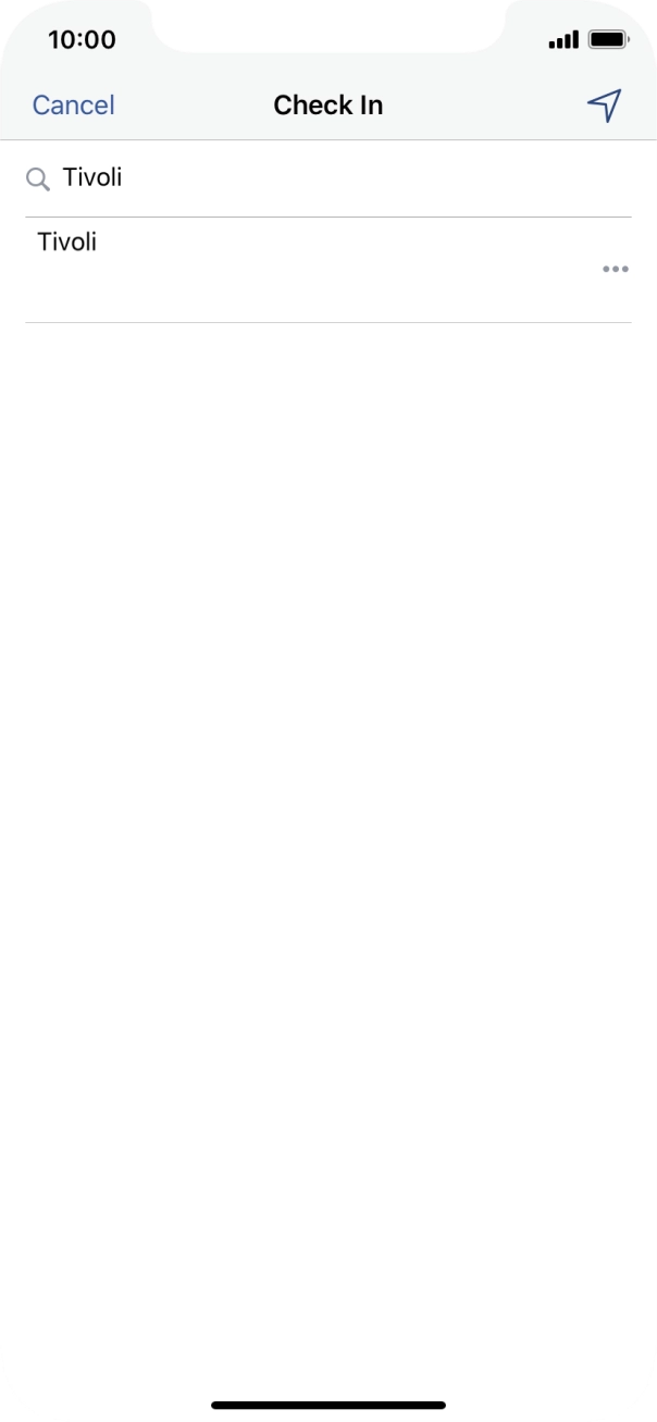 Key in the required search word and press the required location.