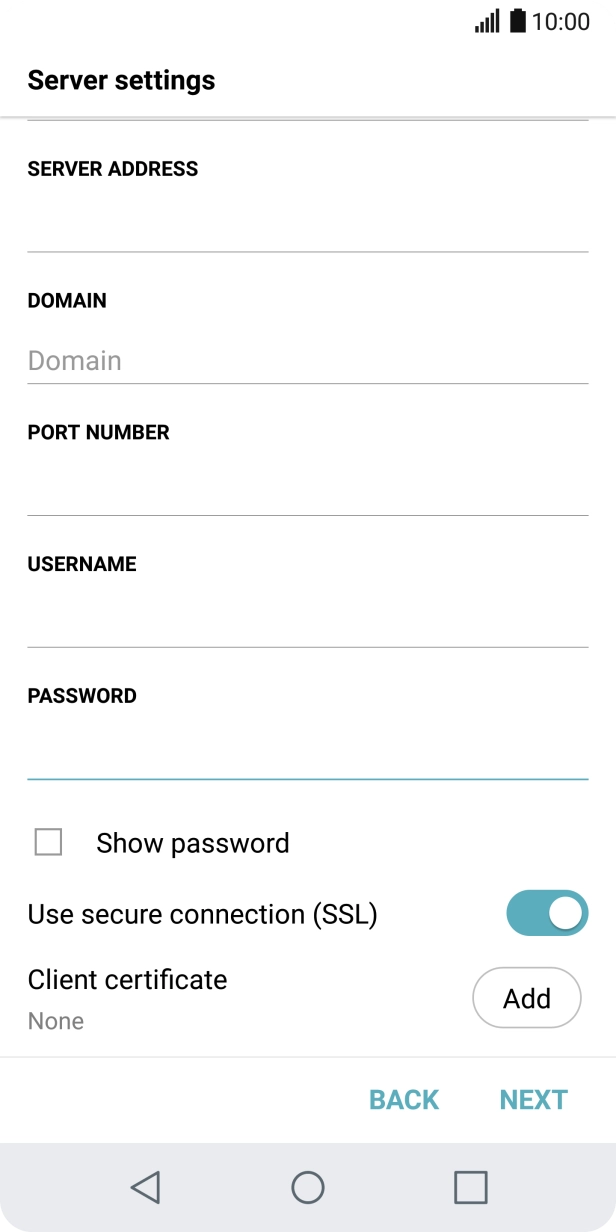 Press the indicator next to Press the indicator next to
