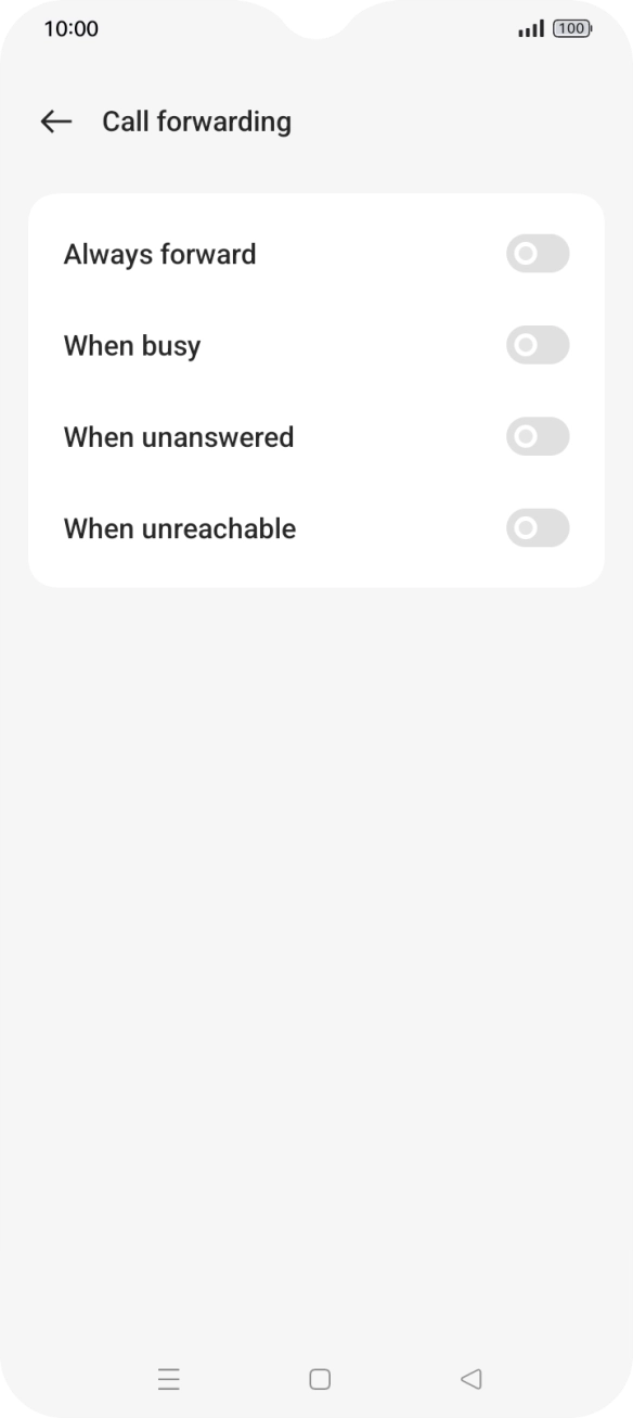 Press the Home key to return to the home screen.