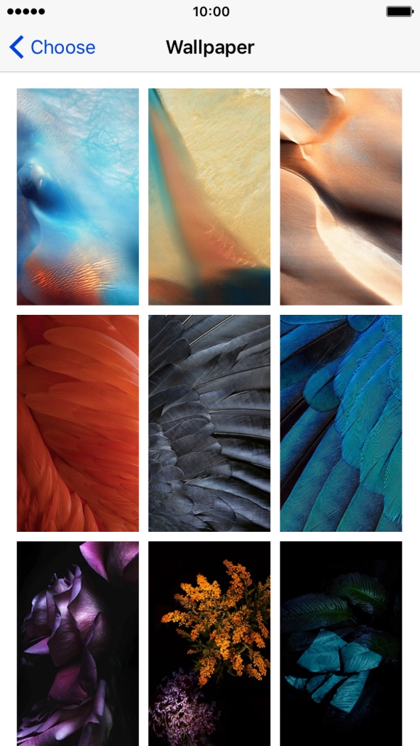 Press the required picture.