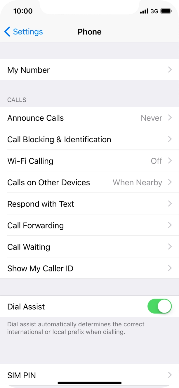 Press Announce Calls.
