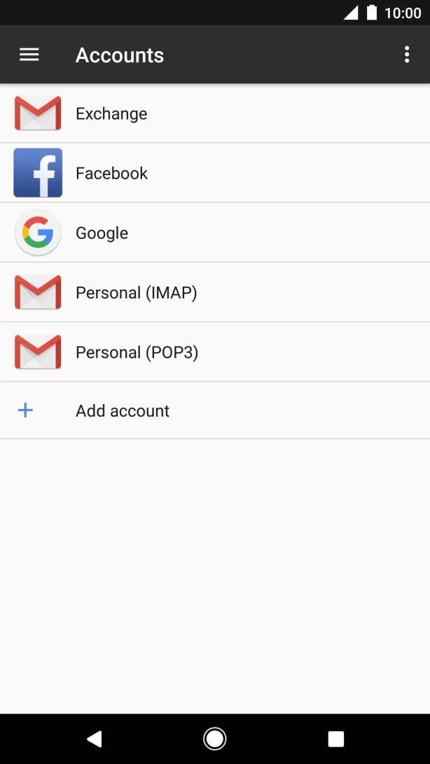 Press the Home key to return to the home screen.