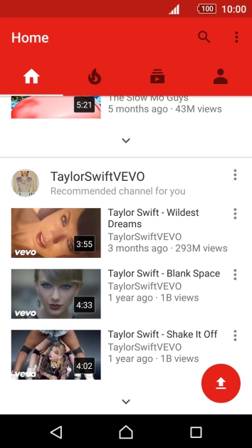 Press the upload icon and go to the required folder.