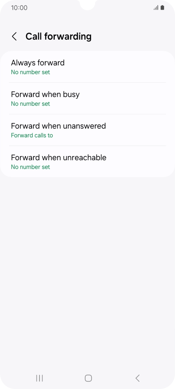 Press the Home key to return to the home screen.