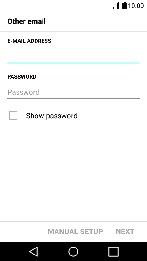 Press the field below 