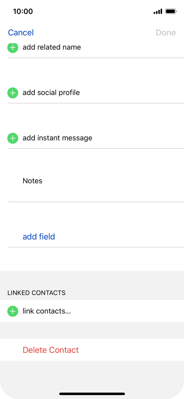 Press link contacts....