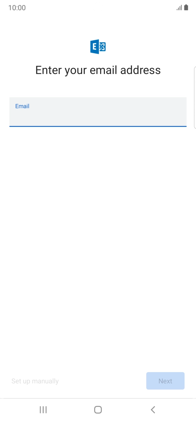 Press the field below 